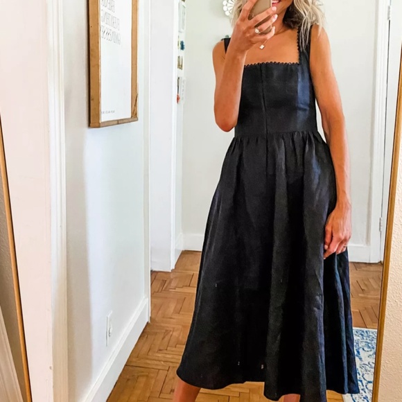 reformation tagliatelle linen midi dress Reformation Tagliatelle linen dress